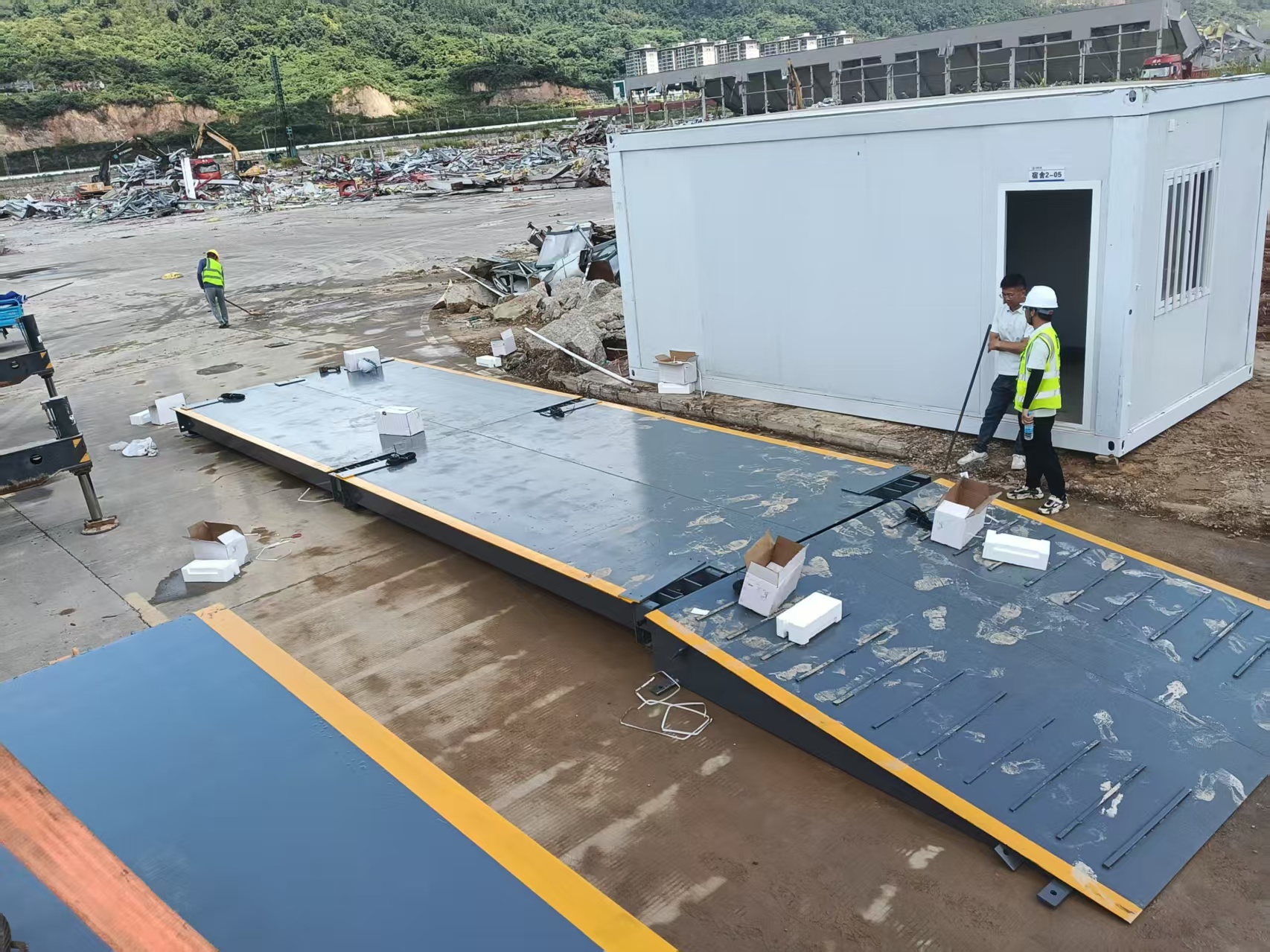 Fangda Weighbridge Installation Video