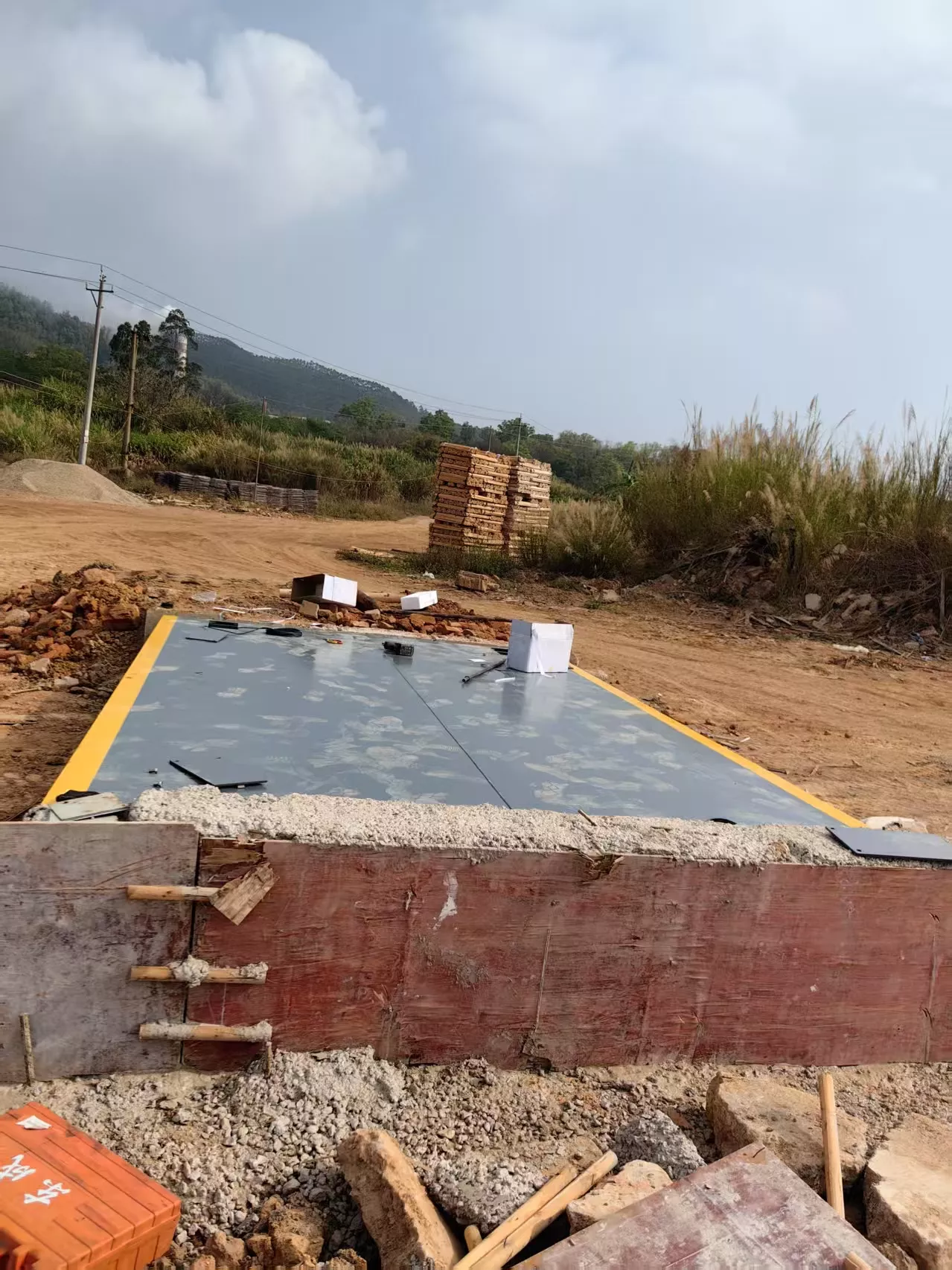 3*10 meters, 60 tons-Warehouse Management Weighbridge Installation